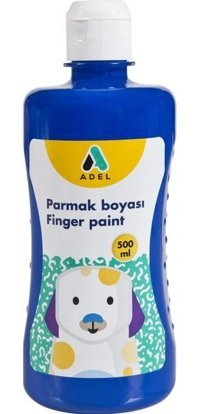 Adel Yıkanabilir 500 ml Mavi Parmak Boyası