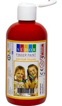 Südor Yıkanabilir 250 ml Kırmızı Parmak Boyası