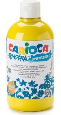 Carioca Super Washable Yıkanabilir 500 ml Sarı Parmak Boyası