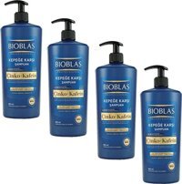Bioblas Professional Kepek Karşıtı Düz Saçlar İçin Sülfatsız Keratin Çinko-Kafein Parabensiz Şampuan 4x900 ml