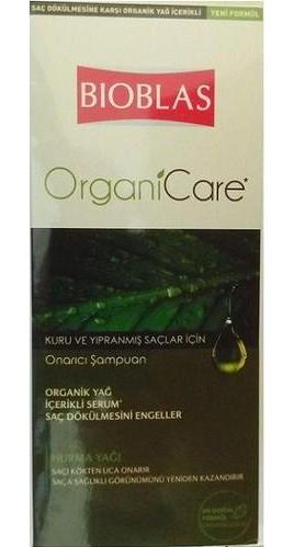 Bioblas Organicare Onarıcı Düz Saçlar İçin Sülfatsız Keratin Hurma Yağı Parabensiz Şampuan 600 ml