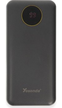 Yosonda A70 30000 mAh Dijital Göstergeli Type C Powerbank Siyah