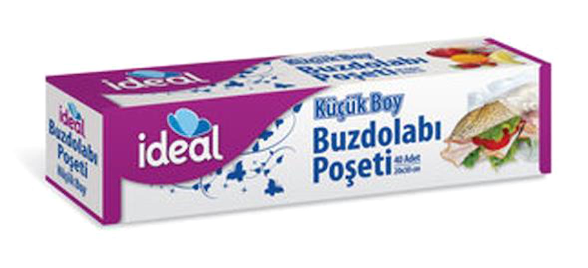 İdeal Küçük Boy Buzdolabı Poşeti 30x48 Adet