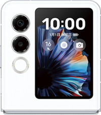 ZTE Nubia Flip2 512 GB Hafıza 12 GB Ram 6.9 inç 50 MP Katlanabilir( Çift Hatlı OLED Ekran Android Akıllı Cep Telefonu Beyaz