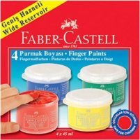 Faber-Castell 45 ml 4'lü Parmak Boyası