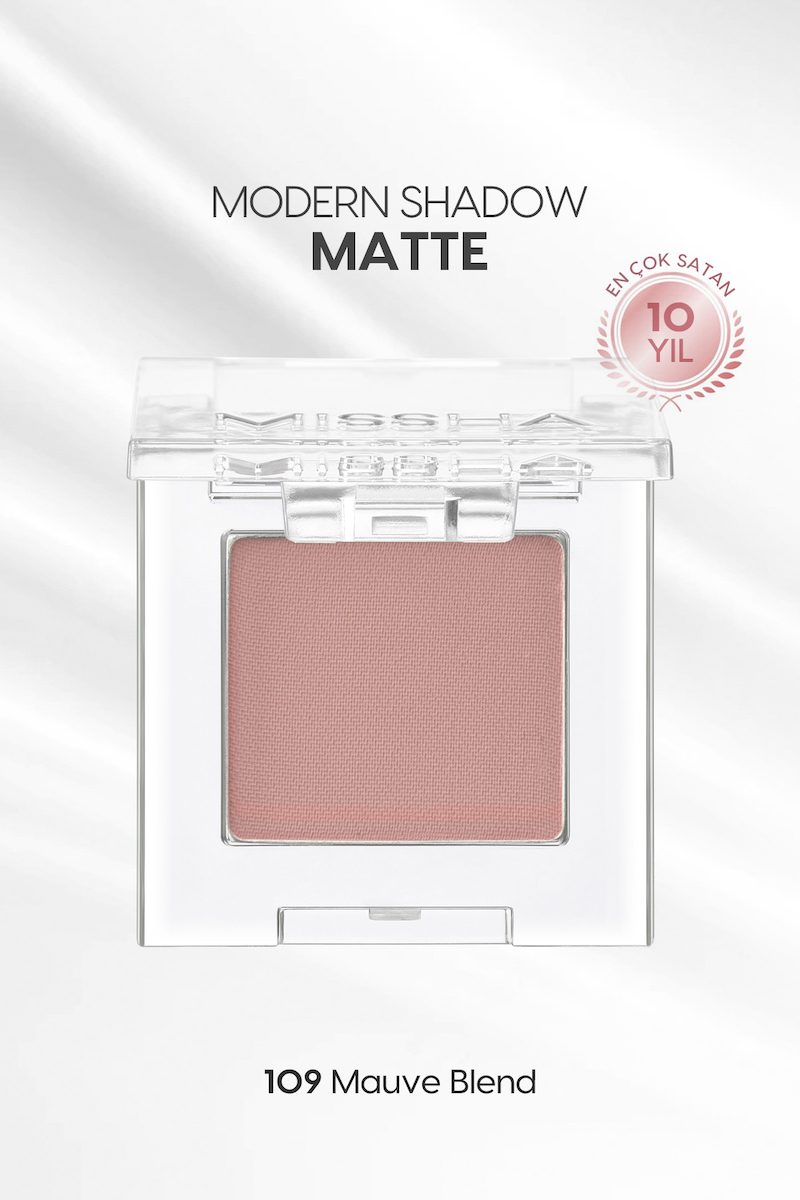 Missha Modern Shadow Matte Mauve Blend 109 Toz Mat Tekli Göz Farı