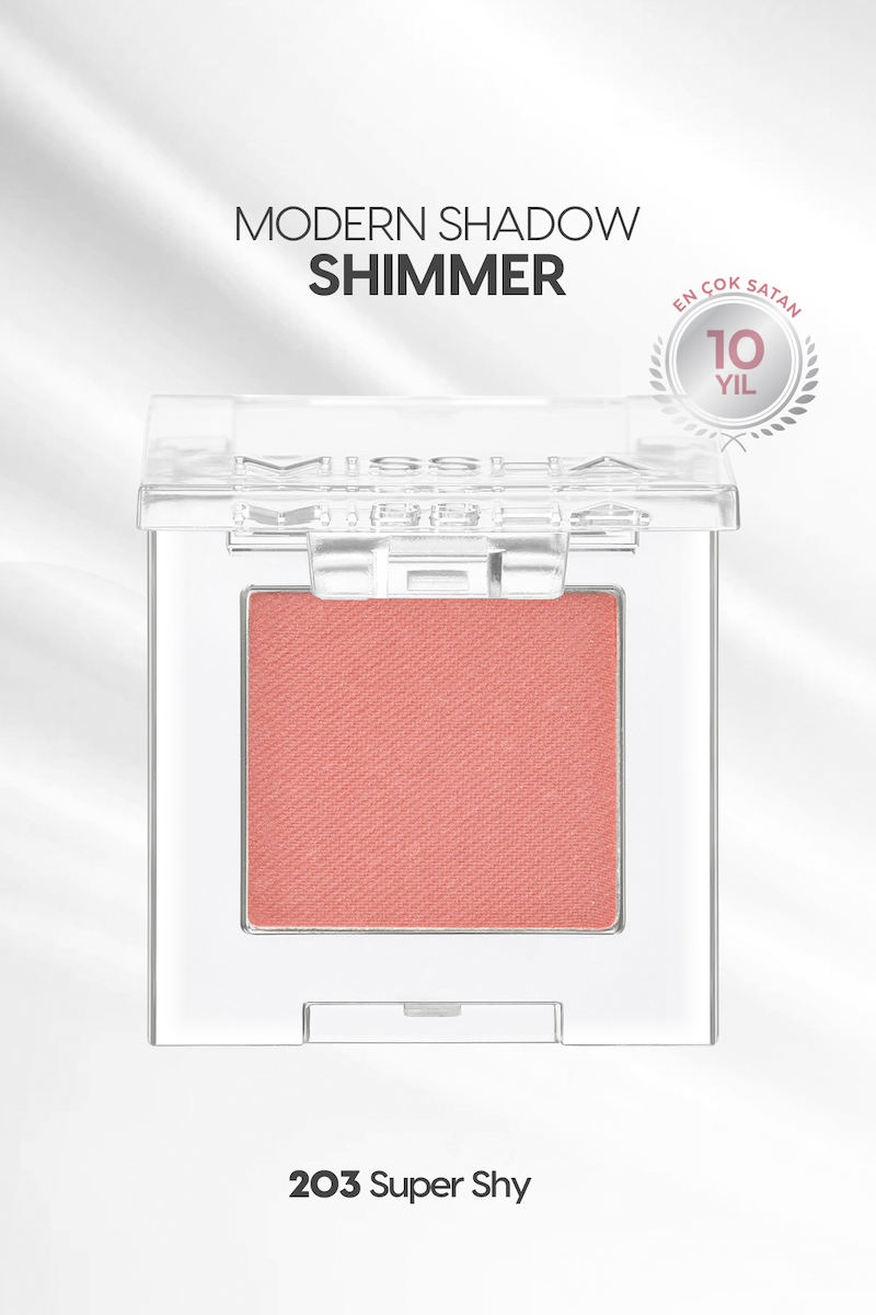 Missha Modern Shadow Shimmer Super Shy 203 Toz Işıltılı Tekli Göz Farı