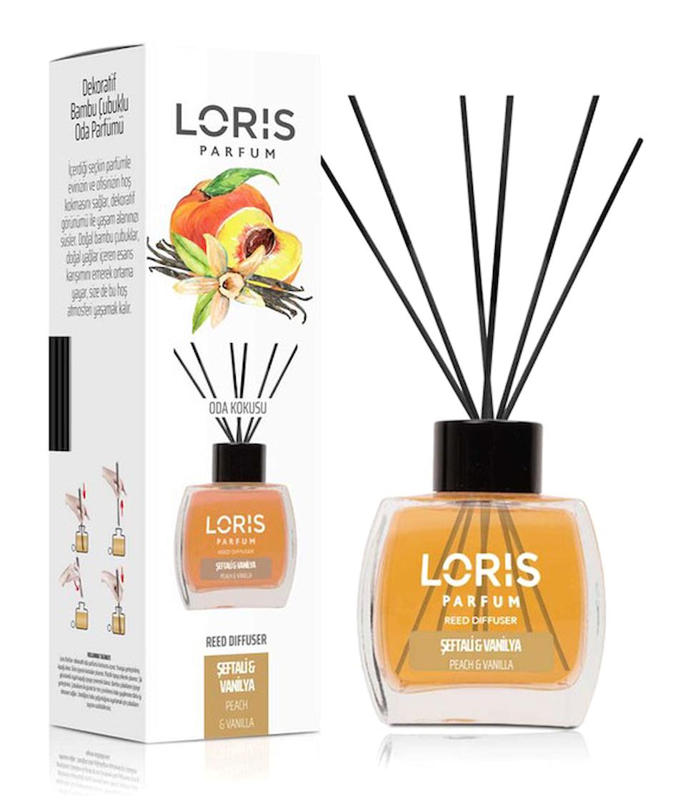 Loris Parfüm Çubuklu Şeftali-Vanilya Oda Kokusu 120 ml