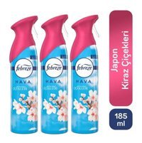 Febreze Sprey Set Japon Kiraz Çiçeği Oda Kokusu 3x185 ml