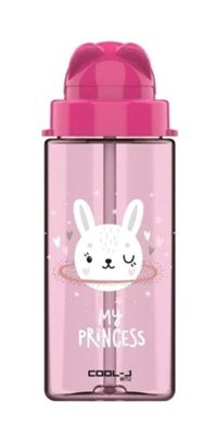 Gıpta Cool-j Cute Pipetli Pembe Plastik Çocuk Matara 500 ml