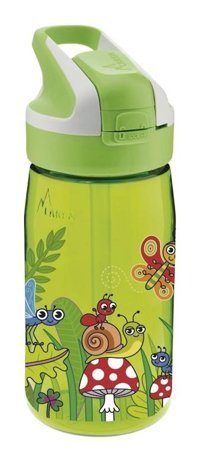 Laken Summit Bichitos Pipetli Yeşil Tritan Spor Çocuk Matara 450 ml