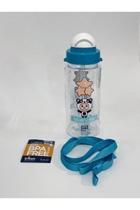 Gıpta Blue-Me Pipetli Mavi Plastik Okul Çocuk Matara 500 ml