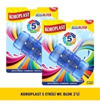 Koroplast 5 Etkili Klozet Bloğu 2x50 gr