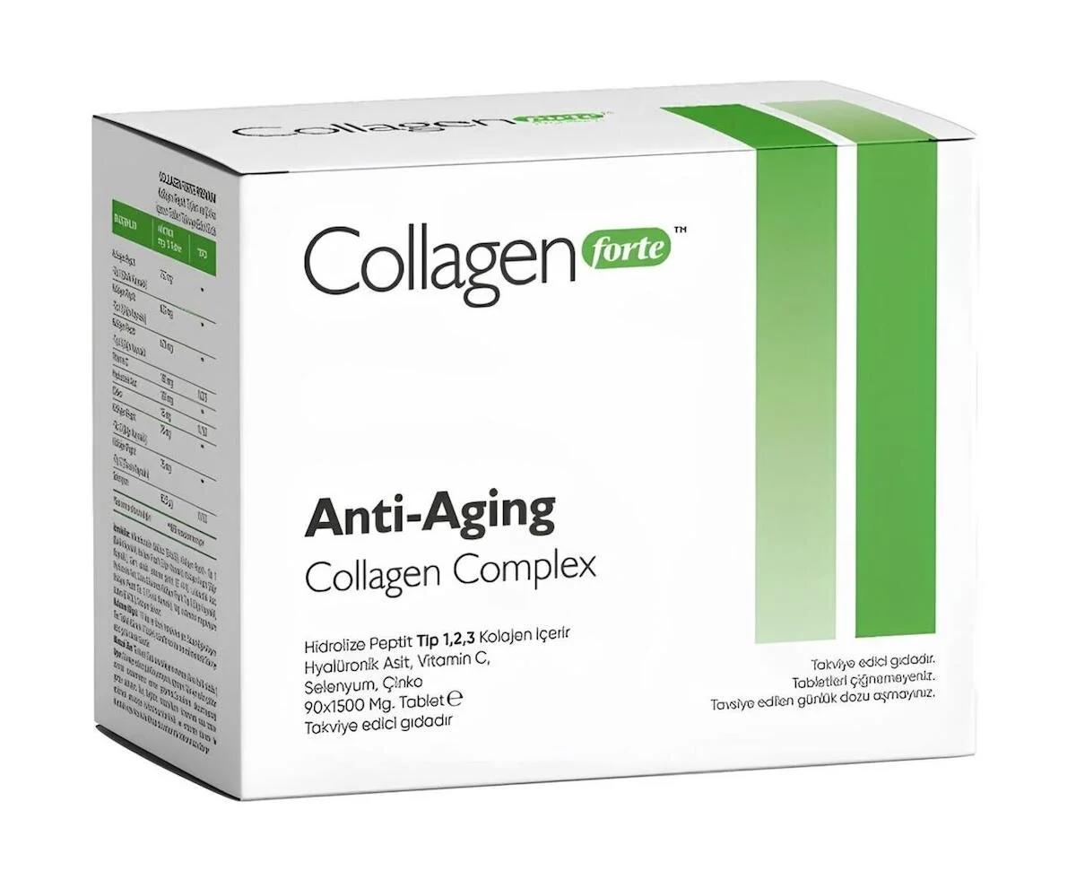 Collagen Forte Anti Aging Kolajen 90 Tablet