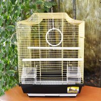 EuroGold Kafes 34 5 x 28 x 45 5 Kafes Pirinç Yayvan Tepe Düz Çatı