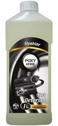 Poxy Siyahlar İçin 20 Yıkama Sıvı Deterjan 1 lt