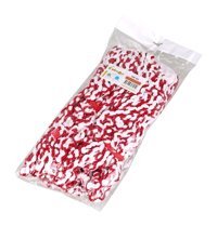Elmop Pm06 Mikrofiber Pamuk 10'lu Yedek Başlık Kırmızı-Beyaz