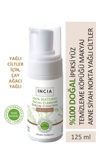 Incia Alkolsüz Karma ve Yağlı Ciltler Yağ Bazlı Yüz Temizleme Köpüğü 125 ml