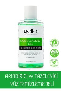 Gello Alkolsüz Tüm Ciltler Su Bazlı Yüz Temizleme Jeli 200 ml