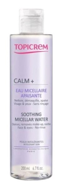 Topicrem CALM + Alkolsüz Tüm Ciltler Su Bazlı Yüz Temizleme Suyu 200 ml