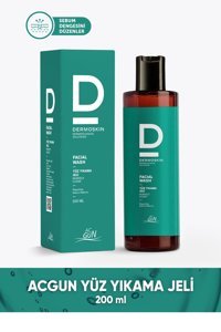 Dermoskin Acgun Facial Wash Alkolsüz Tüm Ciltler Su Bazlı Yüz Yıkama Jeli 200 ml