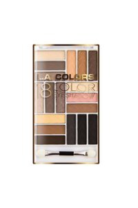L.A Colors Downtown Brown Toz Mat Sedefli Far Paleti