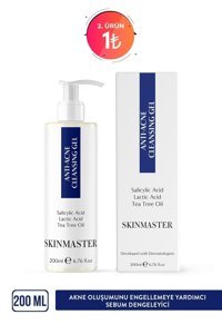 Skinmaster Alkolsüz Tüm Ciltler Su Bazlı Yüz Temizleme Jeli 200 ml