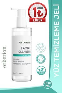 Orberion Alkolsüz Tüm Ciltler Su Bazlı Yüz Temizleme Jeli 200 ml