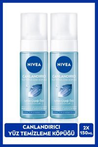 Nivea Alkolsüz Tüm Ciltler Yağ Bazlı Yüz Temizleme Köpüğü 2x150 ml