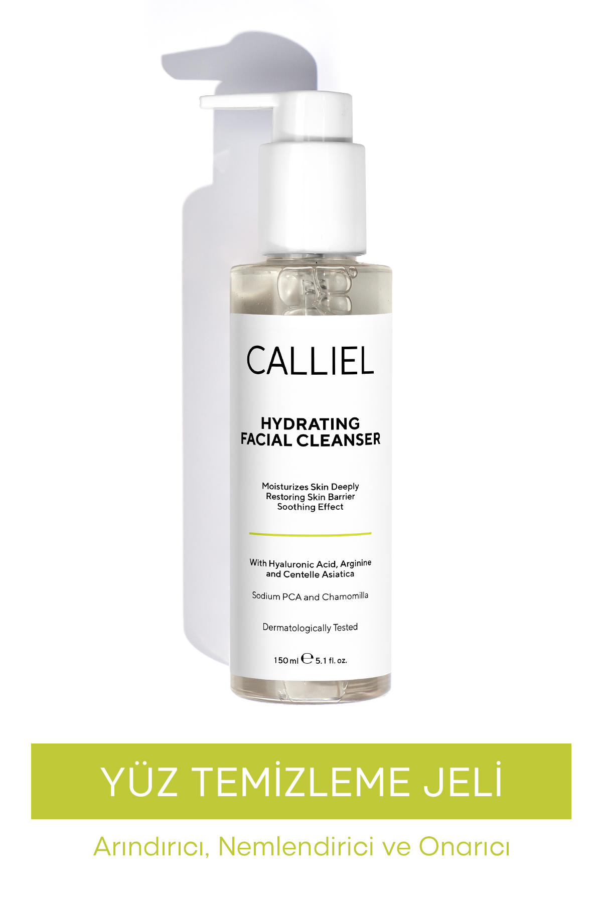 Calliel Hydratıng Facıal Cleanser Alkolsüz Tüm Ciltler Yağ Bazlı Yüz Temizleme Jeli 150 ml