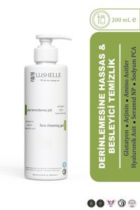 Lushelle Alkolsüz Tüm Ciltler Su Bazlı Yüz Yıkama Jeli 200 ml