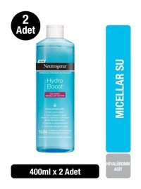 Neutrogena Alkolsüz Tüm Ciltler Su Bazlı Yüz Temizleme Suyu 2x400 ml