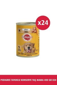 Pedigree Havuçlu-Tavuklu Jöleli Yetişkin Köpek Maması 400 gr 24'lü