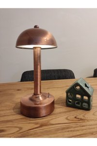 Mylights Metal Bakır Ayaklı Abajur