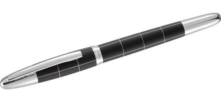 Steelpen Venüs Serisi 1711D Pistonlu-Kartuşlu Metal Doldurulabilir M Siyah Dolma Kalem