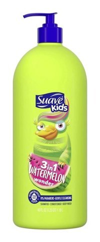 Suave 3 In 1 Göz Yakmayan Hipoalerjenik Karpuz Özlü Bebek Şampuanı 1.18 lt