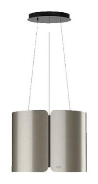 Franke FSMS F42 SS/BK 240 W 530 m³ Emiş Gücü 43 cm Paslanmaz Çelik Bacalı Ada Tipi Davlumbaz Inox