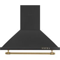 Simfer 8667 500 m³ Emiş Gücü 60 cm Metal Karbon Filtreli Bacalı Duvar Tipi Davlumbaz Antrasit