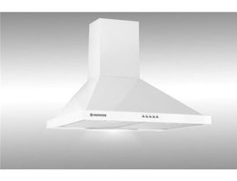 Hoover Hech 616 W 60 cm Paslanmaz Çelik Bacalı Duvar Tipi Davlumbaz Beyaz