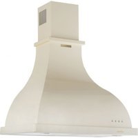 Silverline Retro 110.04 600 m³ Emiş Gücü 60 cm Metal Bacalı Duvar Tipi Davlumbaz Krem