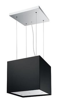 Franke FME 407 BK Mercury 250 W 420 m³ Emiş Gücü 40 cm Paslanmaz Çelik Bacasız Ada Tipi Davlumbaz Mat Siyah