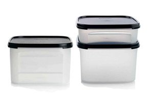 Tupperware Modüler Dikdörtgen Plastik Saklama Kabı 6x1.2 lt-2x2.6 lt
