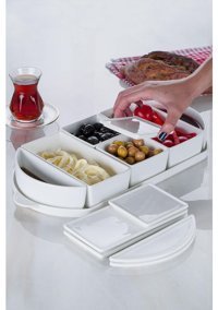 Bianco Perla Oval 8 Psrça Porselen Kahvaltı Takımı Beyaz