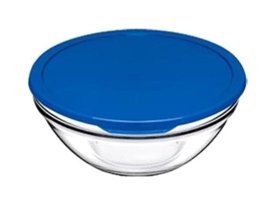 Paşabahçe Yuvarlak Cam-Plastik Saklama Kabı 2x595 ml