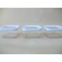 Vip Ahmet Kare Plastik Saklama Kabı 3x250 ml