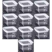 Vip Ahmet Kare Plastik Saklama Kabı 10x350 ml