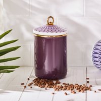 Karaca Retro Purple Yuvarlak Emaye Saklama Kabı 2x1.3 lt