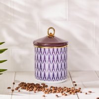 Karaca Retro Purple Yuvarlak Emaye Saklama Kabı 2x1.1 lt