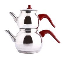 Derya Küre Alüminyum Mini Çaydanlık Bordo