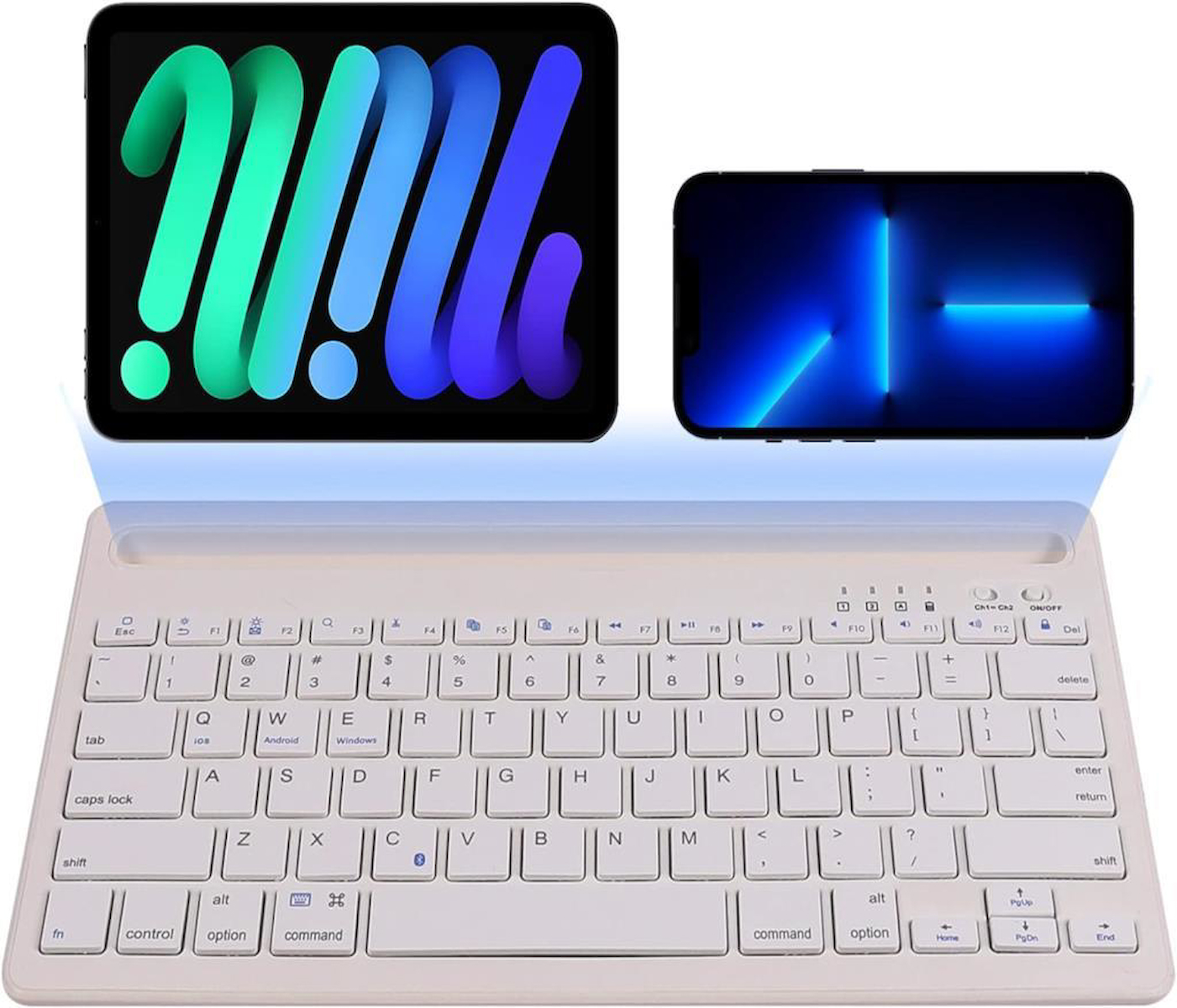Poco Mini Türkçe Q Kablosuz Beyaz Klavye
